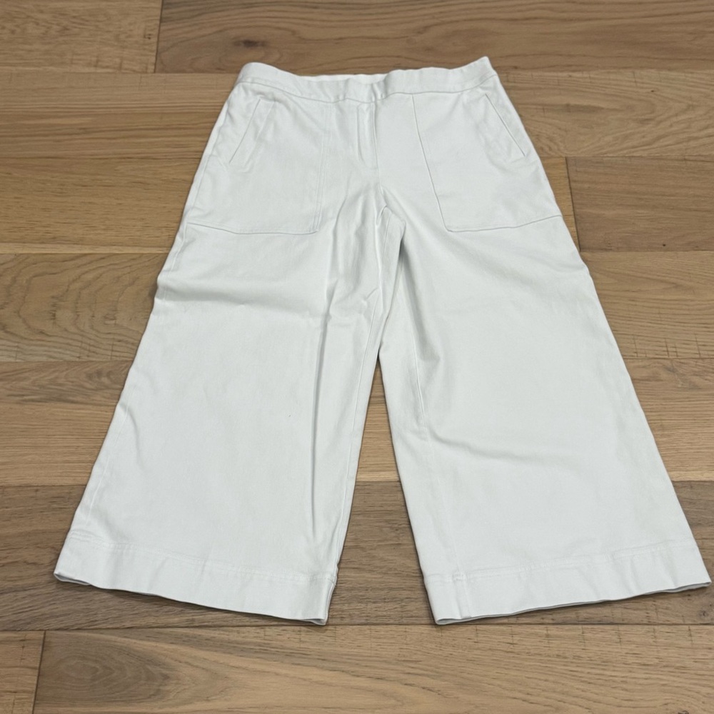 SPANX Cream Wide-Leg Pants